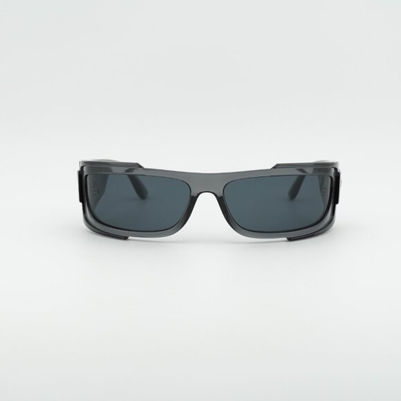 Versace VE4446 593/87 Sunglasses Grey Transparent Rectangle Frame, Grey Lenses main image 8